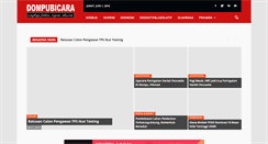 Desktop Screenshot of dompubicara.com